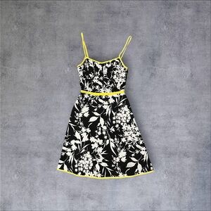 Black White & Yellow Sun Dress